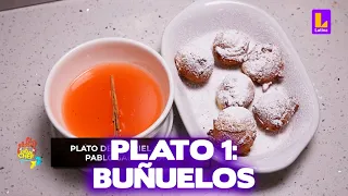 El Gran Chef Famosos PROGRAMA 23 de febrero|Plato uno: Buñuelos en salsa de Bio Amayu|LATINA EN VIVO