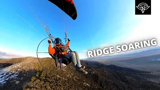 Motor Off Ridge Soaring With My Paramotor