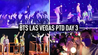 BTS PTD Las Vegas Day 3 | Fans stopped throwing things at BTS [Vlog/fancam] FULL CONCERT HD