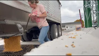 Unload a truck with me! | A typical harvest day for us