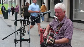 Jimmy C Cotter Live Cover of The Dutchman from Grafton Street Dublin Ireland Best of Busking