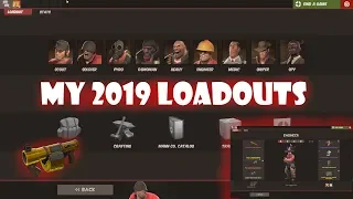 TF2: My 2019 loadouts(unusuals,australiums, and more...)