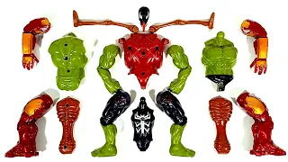 Merakit Mainan Siren head toys Vs Hulk Smash, Hulk Buster, Venom Avengers Superhero Toys