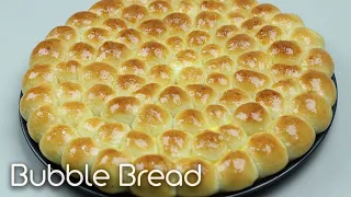 𝗙𝗹𝘂𝗳𝗳𝘆 𝗕𝘂𝗯𝗯𝗹𝗲 𝗕𝗿𝗲𝗮𝗱 𝗥𝗲𝗰𝗶𝗽𝗲 - How to Make Bubble Bread at Home | One-Bite Dinner Rolls with Raisins