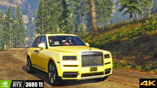 Rolls Royce Cullinan Off Roading in GTA 5 Online | Driving in the Woods | Maximum Settings Gameplay