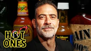 Jeffrey Dean Morgan Can’t Feel His Face While Eating Spicy Wings | Hot Ones