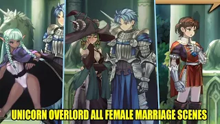 Unicorn Overlord: All Female Romance & Marriage Cutscenes | PART 1