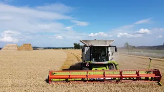 HARVEST 2022 - CLAAS LEXION 760; CLAAS LEXION 750