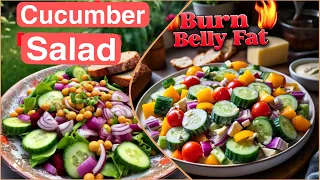 Cucumber Salad Burns Belly Fat! My Sister Lost 15 kg In a Month