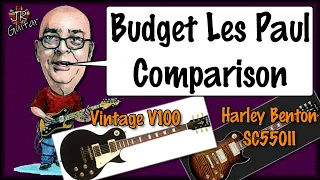 Budget Les Paul Comparison - Vintage vs Harley Benton