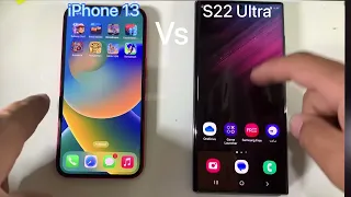 Samsung S22 Ultra VS iPhone 13