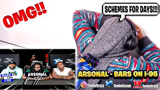 GOOD GAWD ALMIGHTY!!! Arsonal Bars On I-95 Freestyle (REACTION)