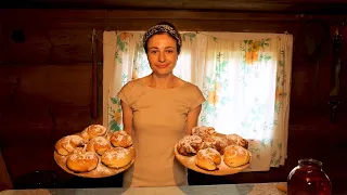 How a girl lives in the Ukrainian mountains! Cherry cakes!