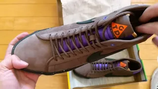 UNBOXING Nike SB x Grant Taylor "ACG" Zoom Blazer Mid Pro #Mowabb #Lowheat