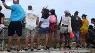 Getting "BLOWN AWAY"-and fence breaks - St Maarten