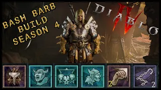 Diablo 4 - Bash Barbarian Build - Full Guide - All Levels and Paragon Nodes - Season 4 Loot Reborn