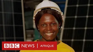 Sans diplôme, cette Gambienne est pourtant devenue spécialiste en installation de panneau solaire