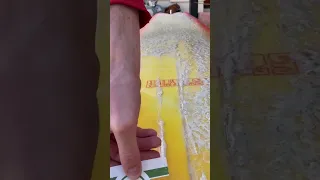 Have you ever wondered how to remove wax from a surfboard? 🏄‍♂️  #surfing #wax #cleaning