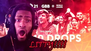 OKAYYYY!!!!! Top 10 Drops | Tag Team Battles | GRAND BEATBOX BATTLE 2021: WORLD LEAGUE (REACTION)