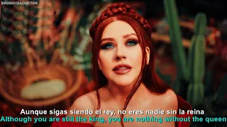 Christina Aguilera - La Reina // Lyrics + Español // Video Official