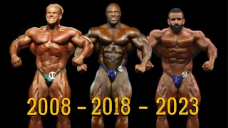 Jay Cutler(2008) vs Phil Heath(2018) vs Hadi Choopan(2023)