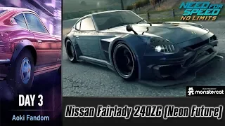 Need For Speed No Limits: Nissan Fairlady 240ZG (Neon Future) | Neon Future (Day 3 - Aoki Fandom)