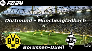 FC 24 PS5 Gameplay Borussen-Duell Dortmund BvB vs. Borussia Mönchengladbach BMG