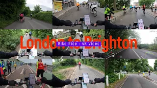 Cycling the BHF London to Brighton Charity Bike Ride - What's it like? What to expect? - 4K Video