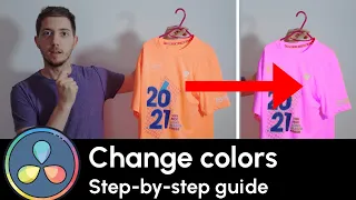 Changing color in Davinci Resolve 17