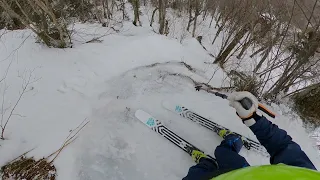 The Steepest Line at Killington, Vermont?