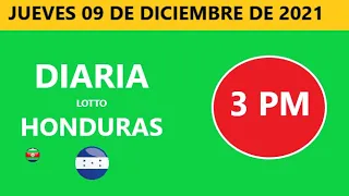 Diaria 3 pm honduras loto costa rica La Nica hoy jueves 09 de diciembre de 2021 loto tiempos hoy