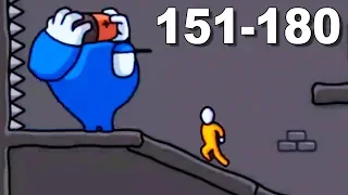 One Level 3 Stickman Jailbreak (by RTU Studio) Gameplay Walkthrough 151-180 Levels (Android)