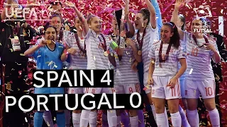 UEFA Women's Futsal EURO Final Spain 4-0 Portugal