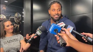 Cam Jordan Locker Room Interview  in Week 2 | Saints vs. Panthers | Saints News Network