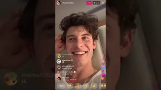 Shawn Mendes Instagram Live with Camila Cabello