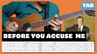 Blues Guitar Mastery: Play Eric Clapton's Electrifying Version of 'Before You Accuse Me