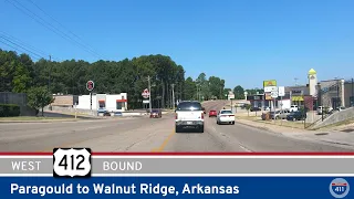 [Repost] U.S. Highway 412: Paragould to Walnut Ridge - Arkansas | Drive America's Highways 🚙