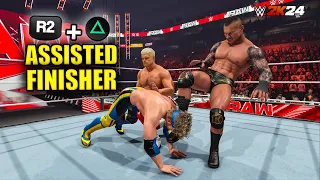 TOP 40 Assisted FINISHERS in WWE 2K24 !!!