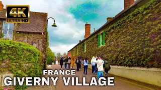 Giverny Normandy France - Walking Tour 4K - Beautiful French Village near Paris