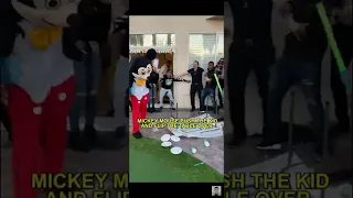 mickey mouse ruins kids birthday!!!!🤯