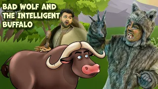 Bad Wolf and the Intelligent Buffalo | Bedtime Stories for Kids in English | Fairy Tales