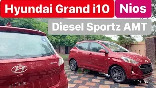 2019 Hyundai Grand i10 Nios Review - Diesel AMT Sportz (Hindi + English)