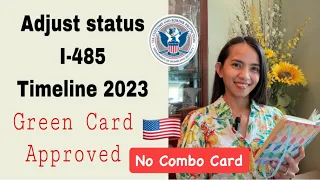 Adjustment of Status (I-485) Timeline 2023 | USCIS GREEN CARD APPROVED | No Combo Card