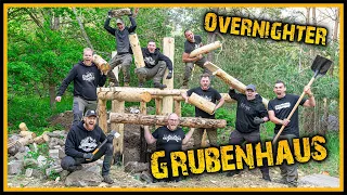 Grubenhaus 2.0 - Mega Overnighter mit Fritz Meinecke, Survival Mattin, Adventure Buddy uvm.