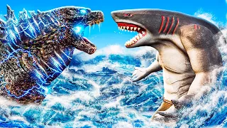 GODZILLA vs HUMAN SHARK In GTA 5