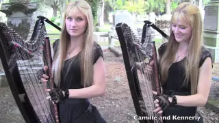 PAINT IT BLACK (The ROLLING STONES) Harp Twins -  Electric Harp Rock