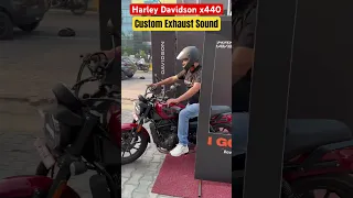 Harley Davidson x440 Custom silencer Exhaust Sound #harleydavidsonx440 #shorts #reels #viral #bike