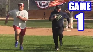 BOBBY RACES CAPTAIN AMERICA ON OPENING DAY! | On-Season Softball League | Game 1