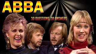 ABBA: 30 QUESTIONS! The Swedish Supergroup have the ANSWERS! AGNETHA, BENNY, BJORN, ANNI-FRID