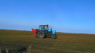 Лёд в топливе. Подкормка озимой пшеницы на МТЗ-82 и МТЗ-1221, ТО-30, Т-150К, ГАЗ-52.